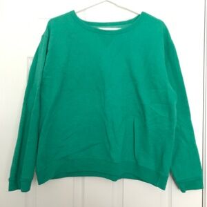 Hanes ComfortBlend Soft Sweaters With ECOSMART Yarn Long Sleeve Sweater L Green